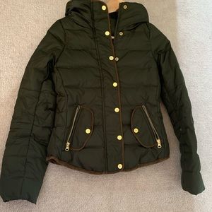 Vero moda Unique olive jacket with suede lining